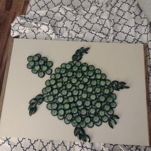 Green Turtle Wall Art